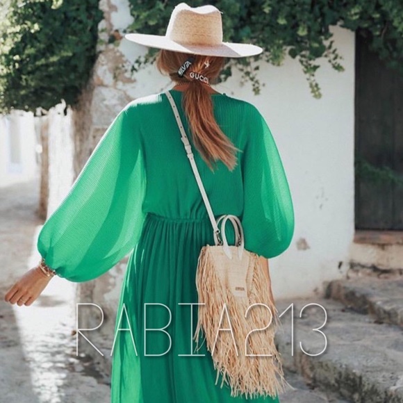 ZARA PLEATED DRESS - Picture 5 of 16